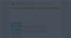 Desktop Screenshot of pavilionlegal.com